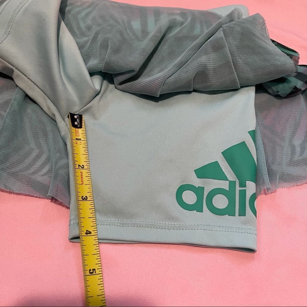 adidas Girl's Printed Mesh Skort Sz 4T - Picture 8 of 12